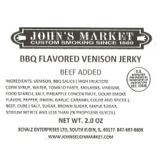 BBQ Flavored Venison Jerky