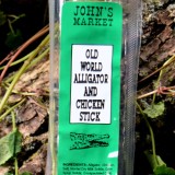 Old World Alligator and Chicken Stick